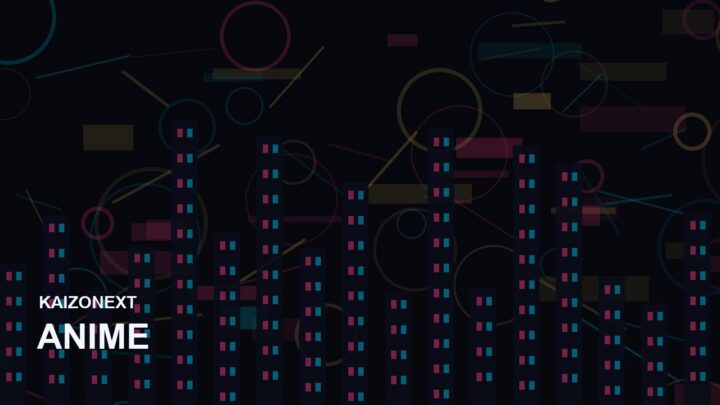 Scenario notturno neon ispirato ad anime e nuove stagioni