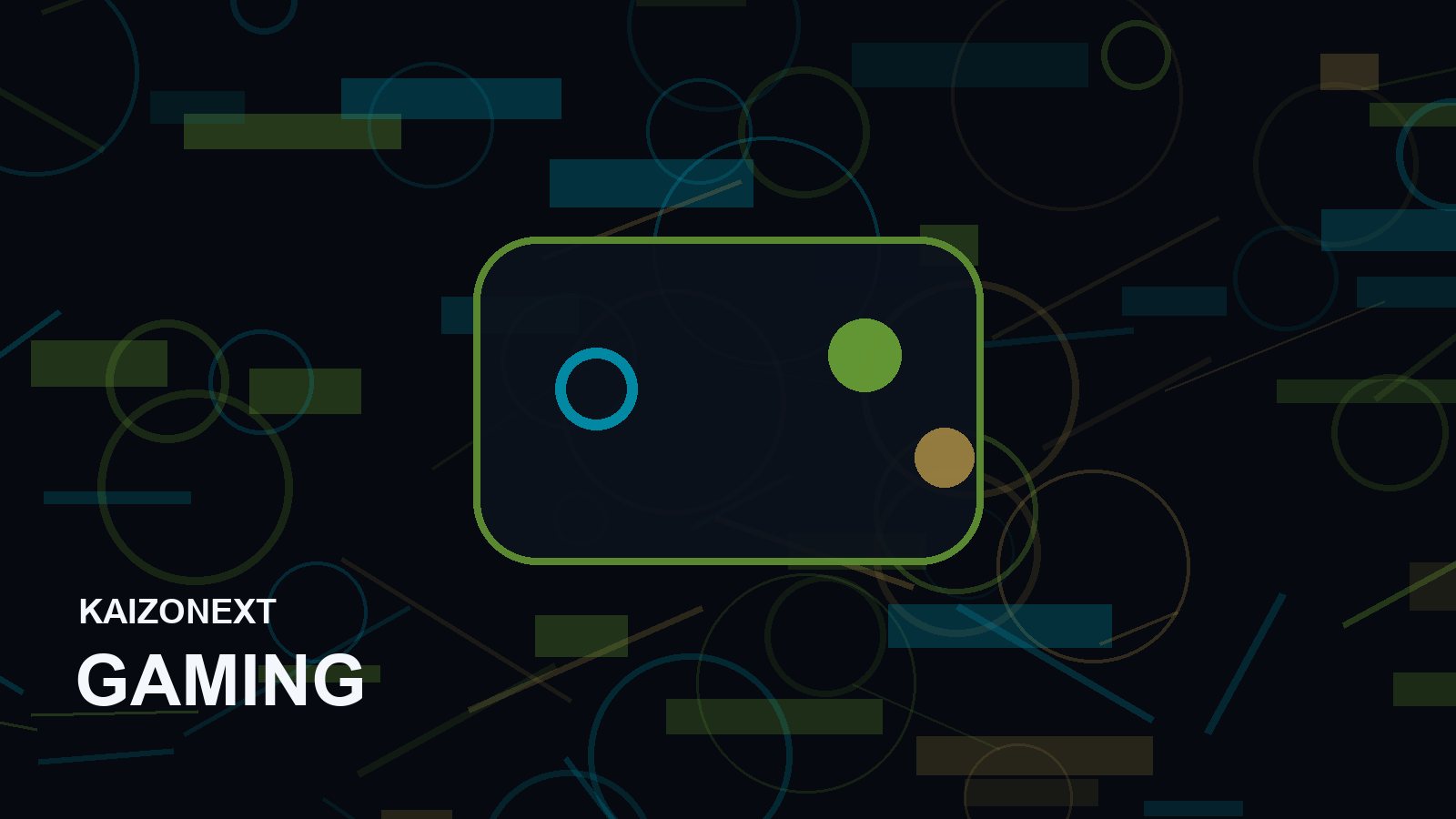 Controller stilizzato con luci gaming e onde neon